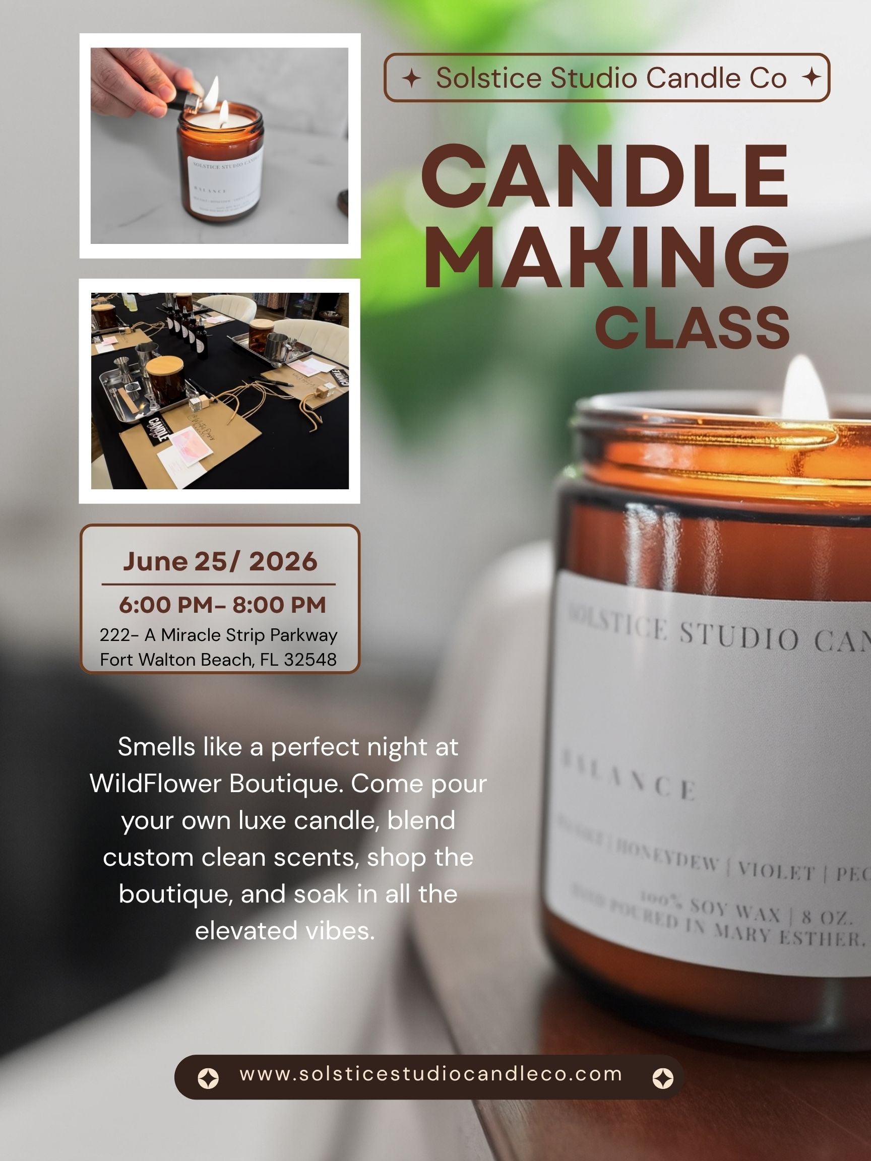 Candle Making Class